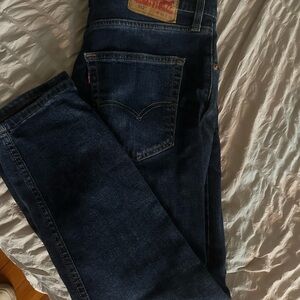 Levi's Men's Deep Indigo Straight Jeans